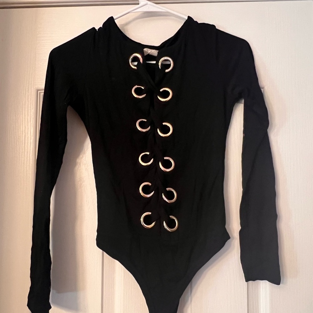 Black Long Sleeve One Piece